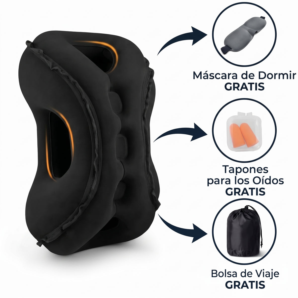Almohada Inflable de Viaje