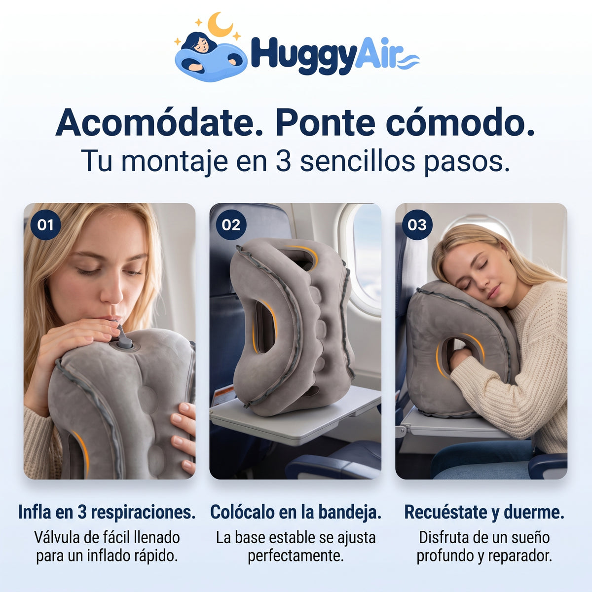 Almohada Inflable de Viaje